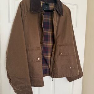 Mango Waxed-Effect Parka